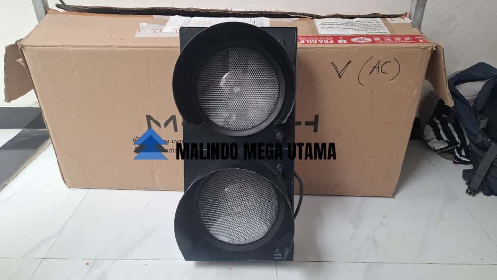 Produksi Lampu Hati Hati Diameter 20 CM Di Kota Blitar